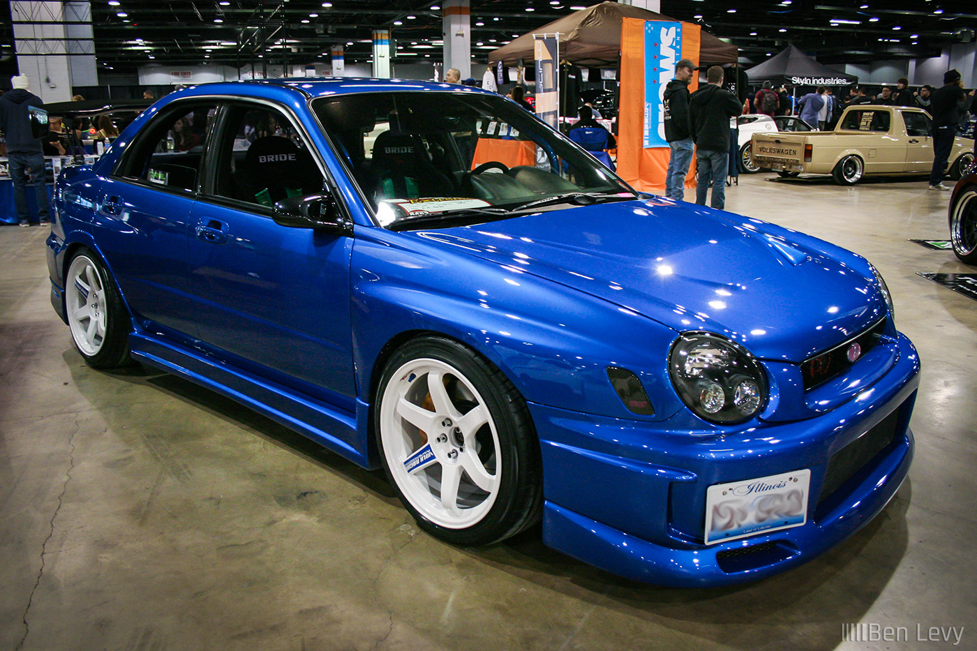 Blue 2003 Subaru WRX