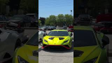 Four Huracan STOs at Cold-Brewed Cars and Coffee