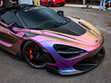 Color-Shifting Wrap on McLaren 720S