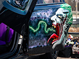 Joker Art on Door of Dodge Charger