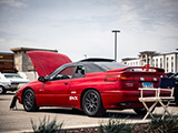 Red Subaru SVX at Branding Iron Car Show
