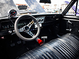 Interior of Black Chevy II
