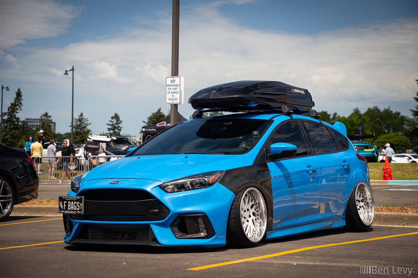 Modded Focus RS in the Parking Lot