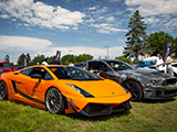Lamborghini Gallardo SuperLeggera and Ford Mustang Shelby