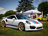 Porsche 911 Turbo with Martini Stripes