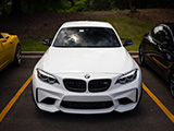 Front of White BMW M2