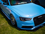 Custom Blue Wrap on Audi S5