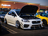 Aired-Out WRX STI at Schaumburg Car Met