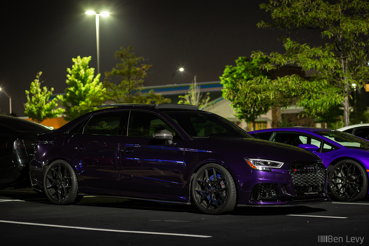 Purple Audi RS3
