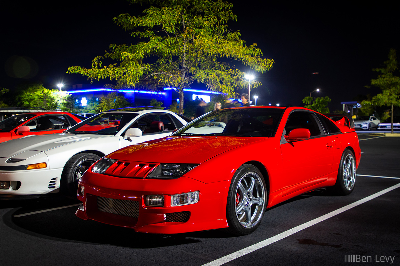 Red Nissan 300ZX at Cars and Culture Meet