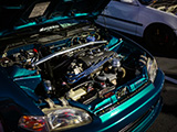 Turbo D Series Engine in Honda Civic Coupe