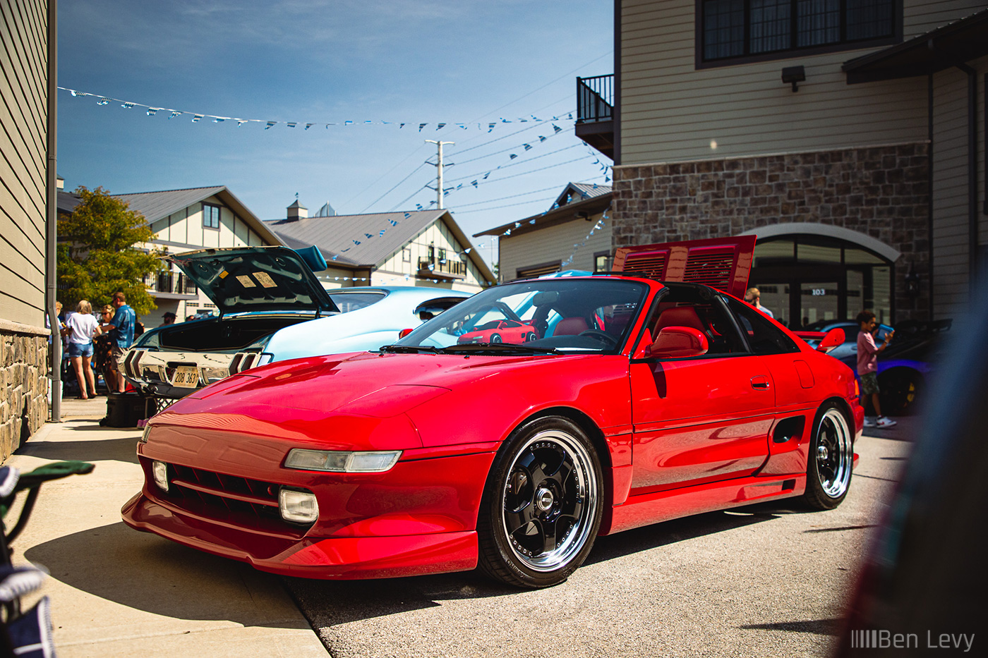 Red Toyota MR2 at a Car Show in Naperville