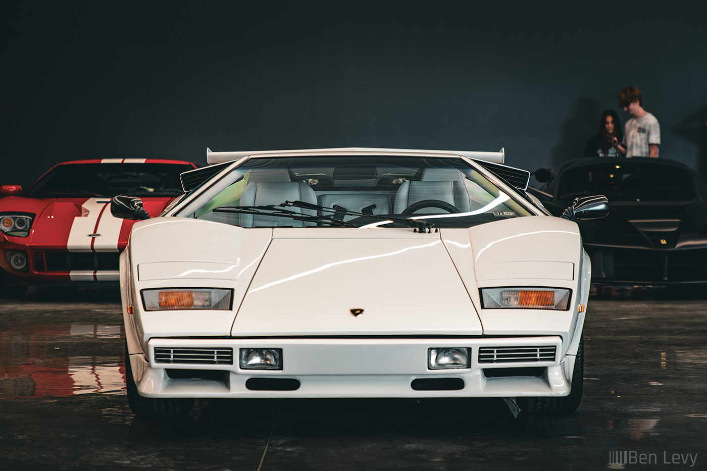 White Lamborghini Countach from The Hamilton Collection