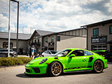 Lime Green Porsche GT3 RS from The Hamilton Collection