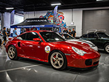 Orient Red Porsche 911 Turbo (996) at Checkeditout 2022