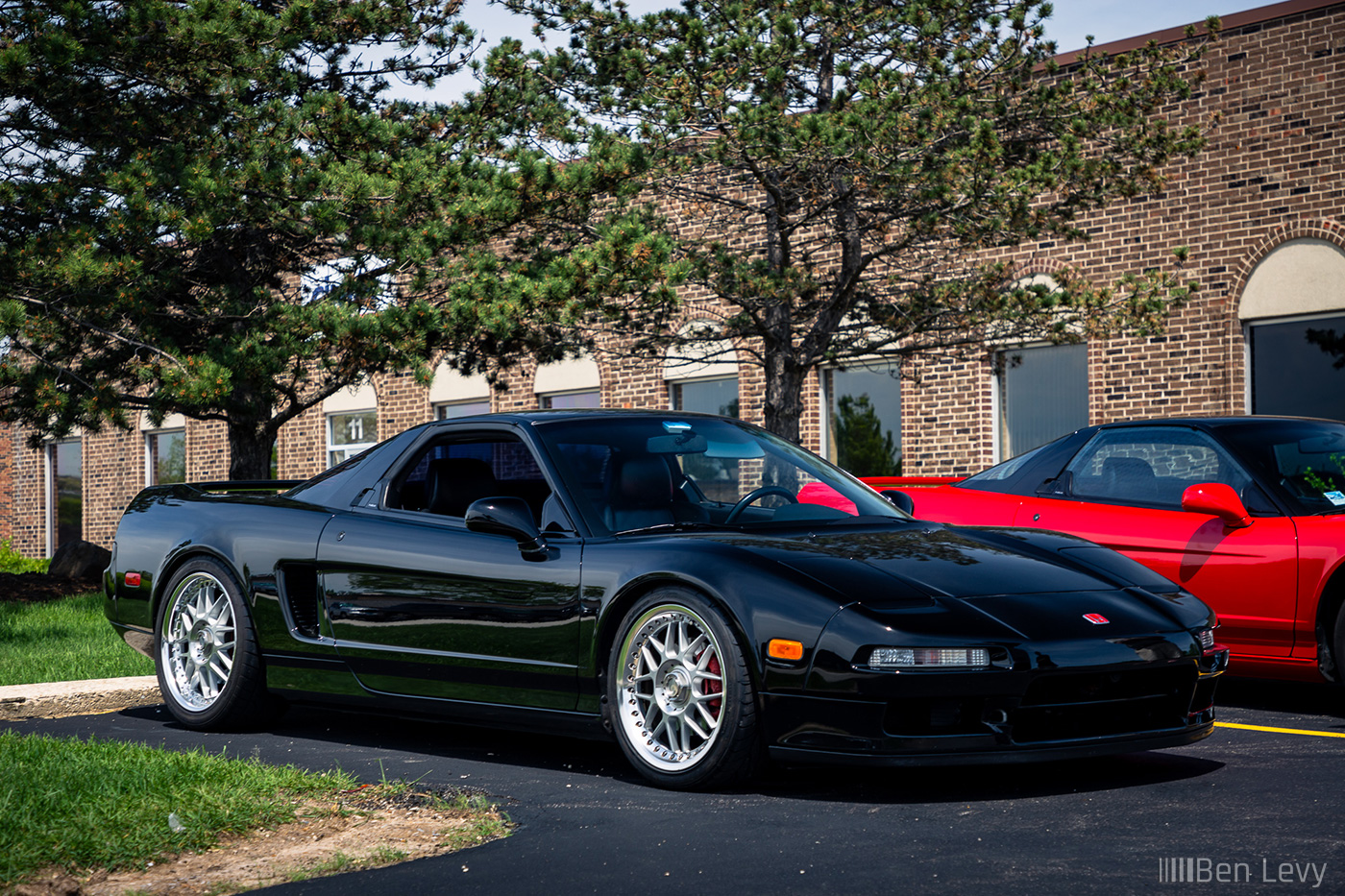Black Acura NSX at Chicago Auto Pros Season Opener in Lombard