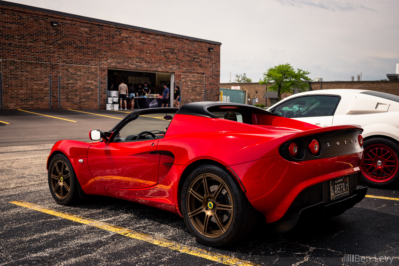 Red Lotus Elise at Chicago Auto Pros