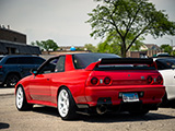 Red Skyline GT-R at a Car Meet in Lombard