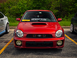 Front of Bugeye WRX at Chicago Auto Pros Lombard
