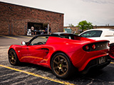 Red Lotus Elise at Chicago Auto Pros