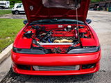 Red Eagle Talon with Hood Open at Chicago Auto Pros