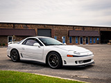 White Mitsubishi 3000GT VR-4 at Car Meet in Lombard, IL