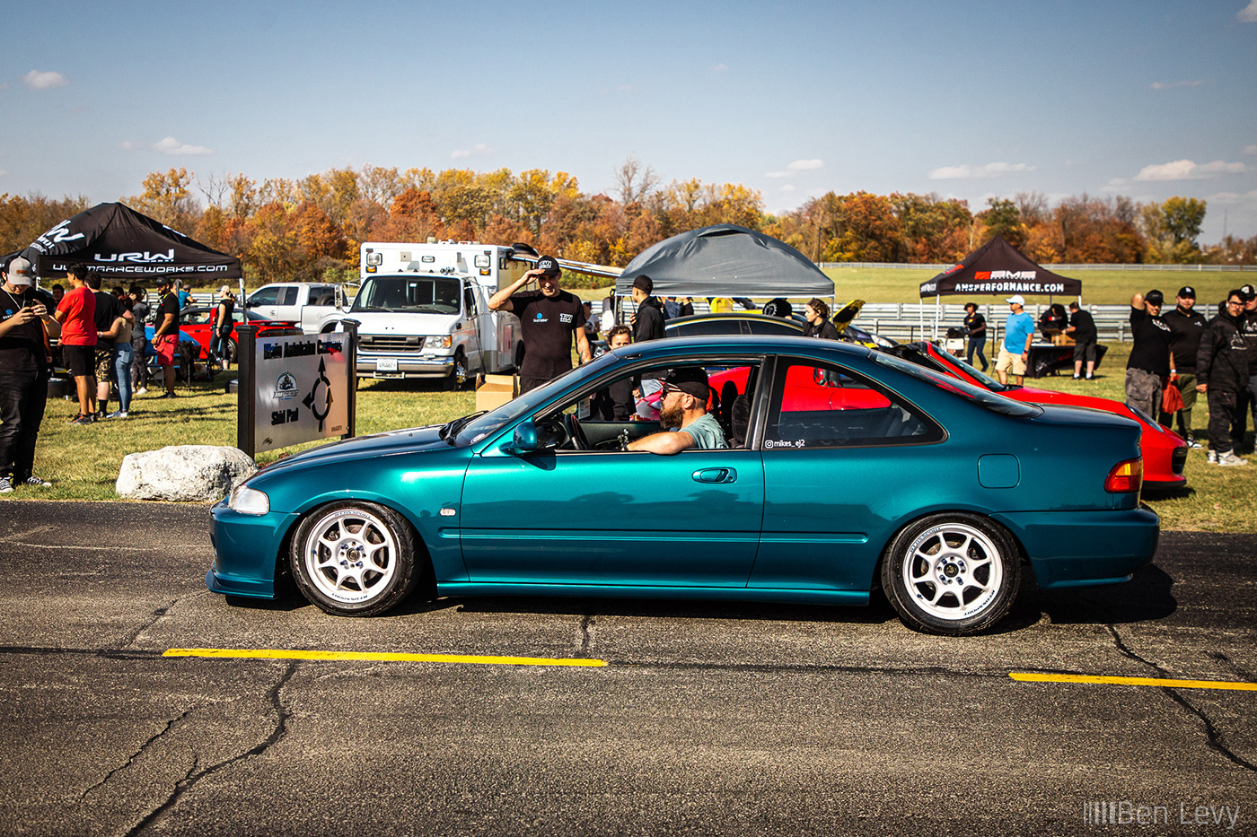 Team 5th Gen Civic Coupe at Autobahn Country Club