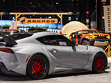 Bolt-On Carbon Fiber Widebody Kit on Grey Mk5 Supra