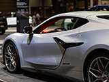 Side Scoop on Silver C8 Corvette Z06