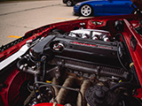 Beams Engine in Red Corolla