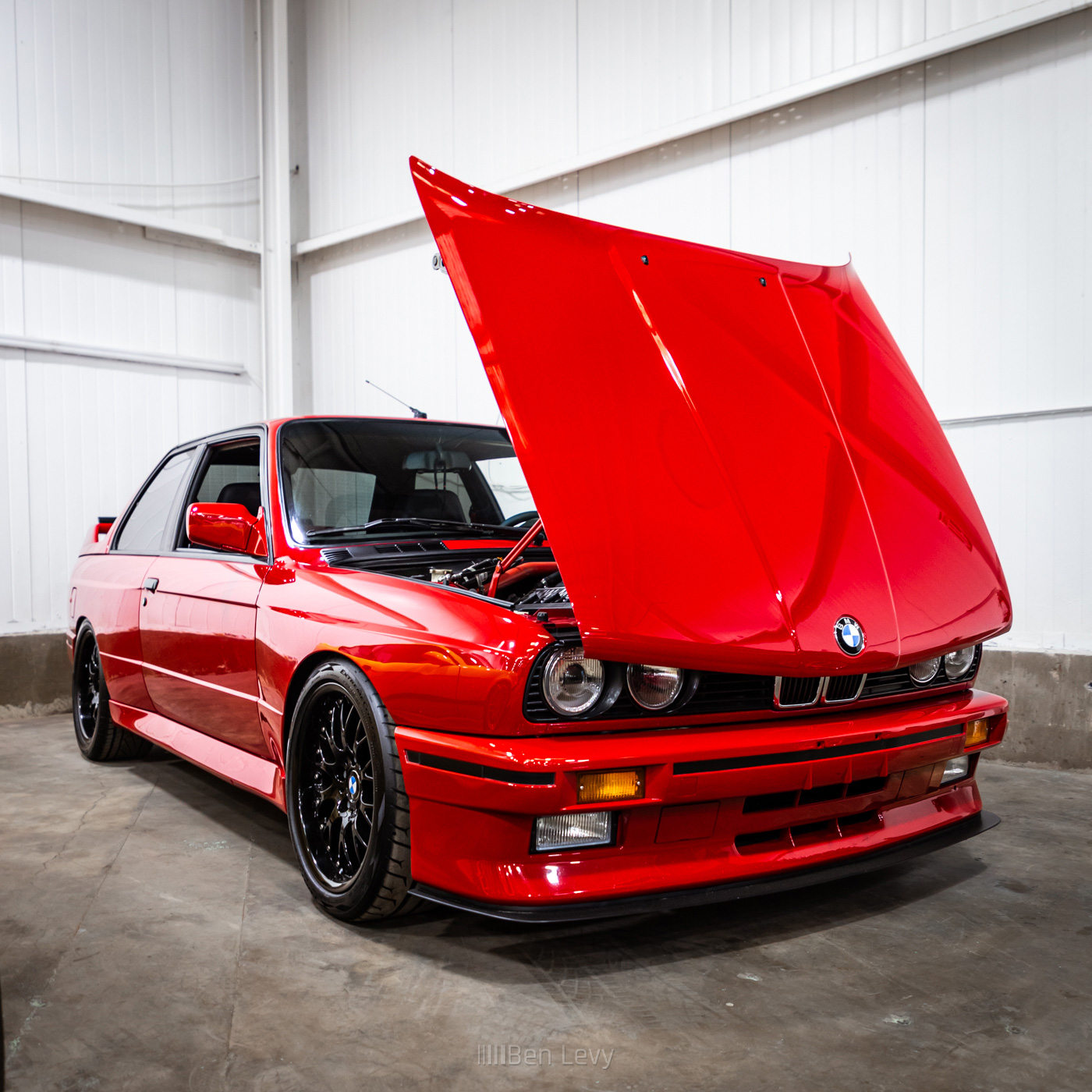 Red BMW M3 at Chitown Exotics Supercars for Charity