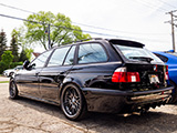 Black E39 BMW Wagon with M5 Styling
