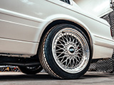 Mesh BBS Wheel on Rear of BMW