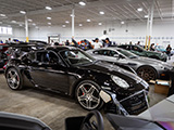 Black Porsche Cayman S at Supercars for Charity