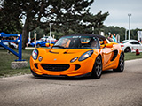 Orange Lotus Elise at Supercars for Charity