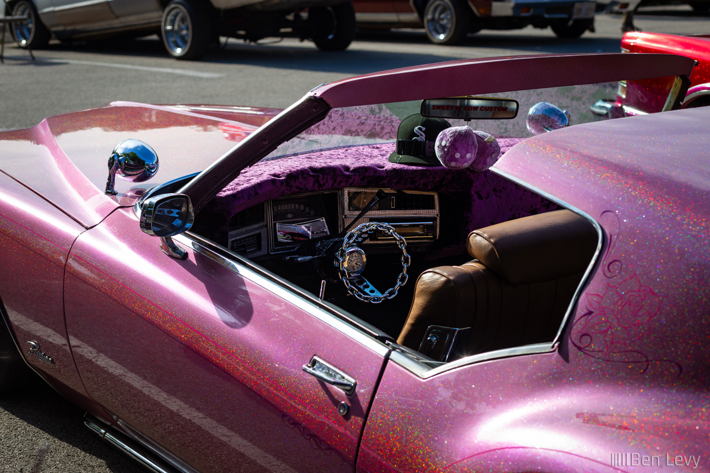 Chopped Roof on Pink Buick Riviera