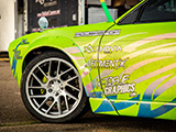 Anovia Elder Wheel on Green 240SX Drift Car