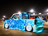 Light Blue Scion xB Truck at Clean Culture Car Show
