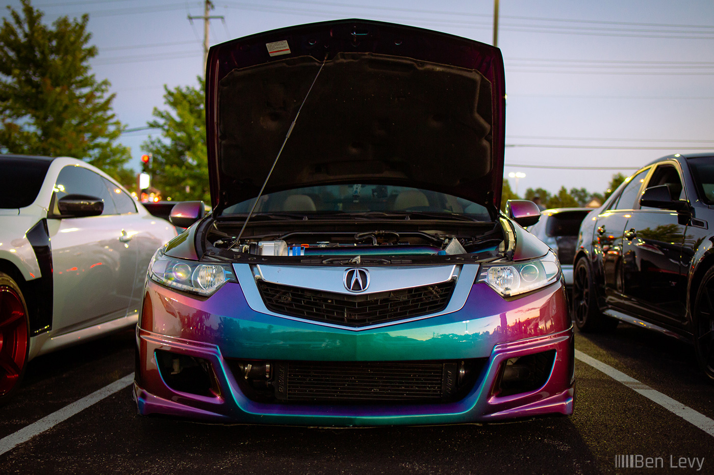 Purple Color Shifting Paint on Acura TSX
