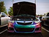 Purple Color Shifting Paint on Acura TSX