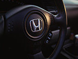 Honda Emblem on S2000 Steering Wheel