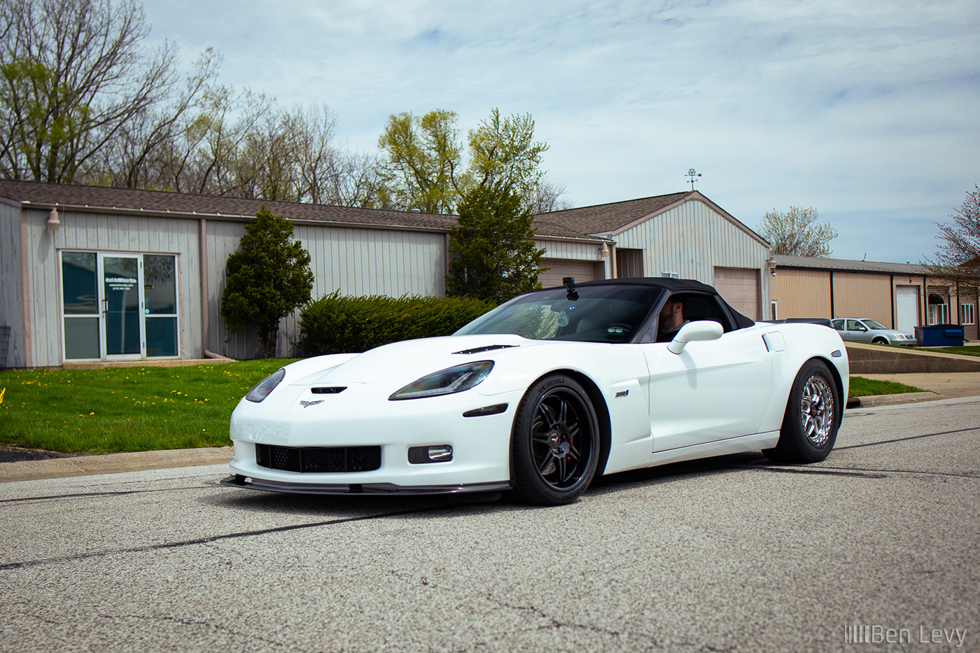 White C6 Corvette Convertible