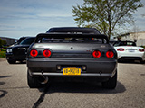 Rear of Grey R32 Skyline GT-R