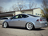 Silver Acura RSX