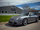 Modded Silver Porsche 911