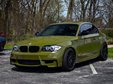 Custom Green BMW 1 Series on Rotiform Wheels