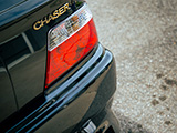 Gold Chaser Emblem on Green Toyota Chaser