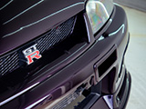 Front GT-R Emblem on Purple Skyline