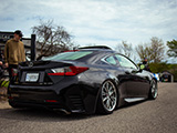 Bagged Black  Lexus RC350