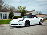 White C6 Corvette Convertible